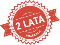 2 lata gwarancji 2 lata gwarancji